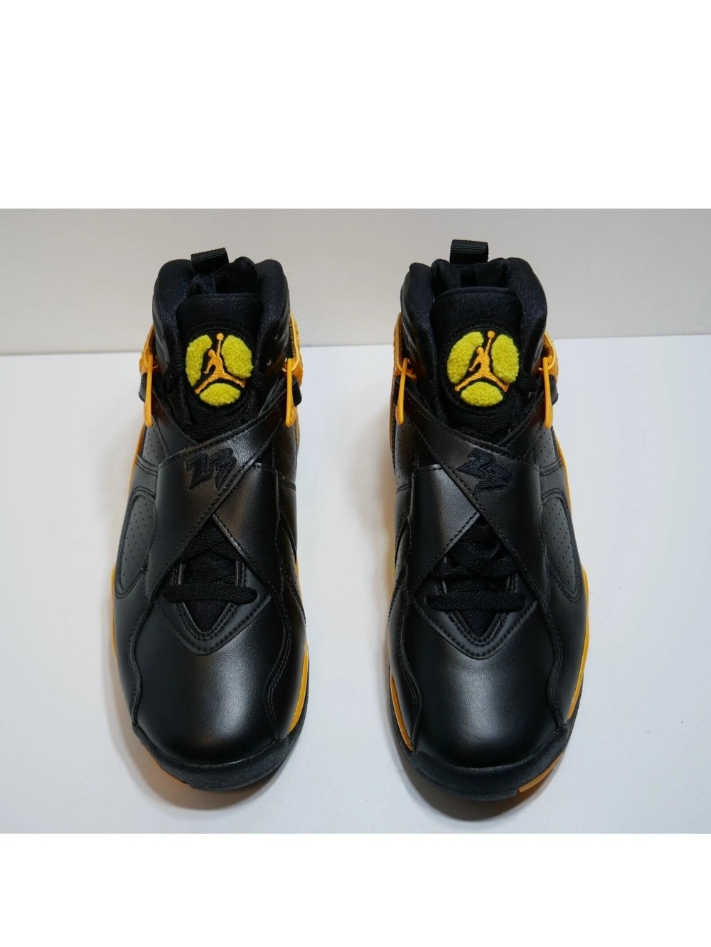 Men's Size 9.5 - Women's 11 -Jordan 8 Retro Taxi Yellow Black unisex - Picture 9 of 16